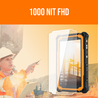 Tablette industrielle robuste OEM/ODM T71EX certifiée ATEX antidéflagrante, 2200 nits haute luminosité, lecteur NFC, Octa Core MTK, utilisable en plein soleil