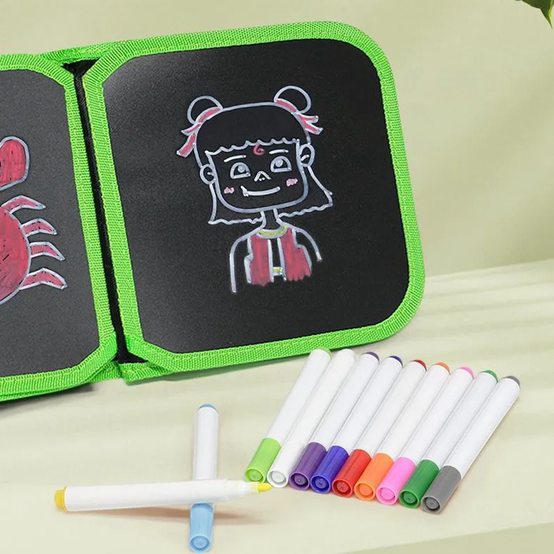 10 Pagina 'S Zuigelingen Voorschoolse Art Tekening Speelgoed Set Met Water Kleur Pen Peuters Activiteit Speelgoed