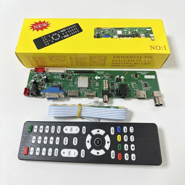 Universal LCD TV Mainboard for Lehua V56/V59 LCD/LED TVs-Driver Board Kit set