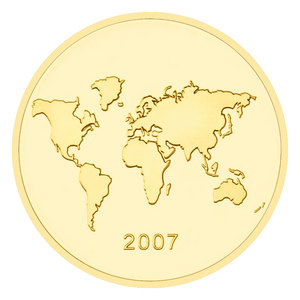 Farbdruck Die große Mauer vergoldete sammler-Münze Geschenk Neue sieben Wunder der Welt große Gebäude Souvenir-Münzen - Product Image 4