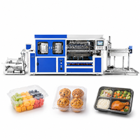 Machine de thermoformage sous vide entièrement automatique pour plastiques PVC, PET, PP, PS – Équipement de thermoformage pour la fabrication de barquettes, boîtes et contenants