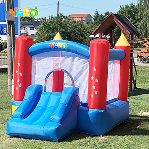 <span class=keywords><strong>Trampoline</strong></span> <span class=keywords><strong>gonflable</strong></span> pour enfants, <span class=keywords><strong>Mini</strong></span> maison à rebond, avec souffleur, pour jardin - Product Image 2