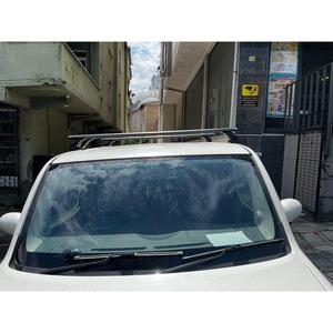 Barres transversales de toit en aluminium Nissan Cube Z11 2002-2008 Argent Noir Porte-bagages - Product Image 5