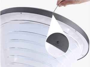 20 Вт Солнечная приведенная в действие светодиодная садовая солнечный столб верхней осветительной с полюс опционально - Product Image 4