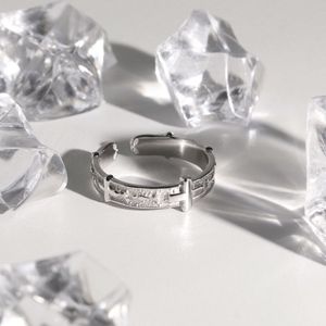 Chris April 925 bạc cổ điển đồ trang sức mỹ chéo hiphop nhẫn cho phụ nữ và nam giới - Product Image 4