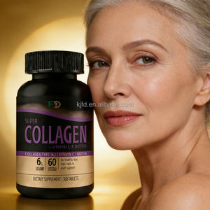 Tabletas de Colágeno en Polvo, Suplementos para el Cuidado de la Piel, L-Glutatión, Vitamina C, Biotina, Tabletas de Colágeno Personalizadas OEM para la Piel - Product Image 1