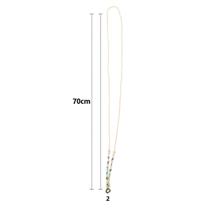 Cadena de 70 cm con cuentas y tres funciones para gafas, accesorio de joyería de moda. - Product Image 2