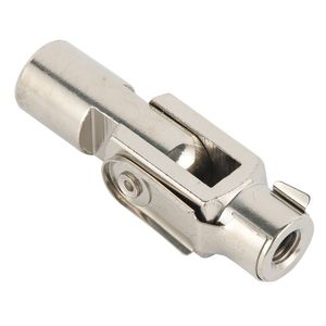 Fourche à étrier en acier inoxydable de type Y DIN71752 pour vérin pneumatique, axe de connexion, circlip, usiné OEM, nickelé - Product Image 3