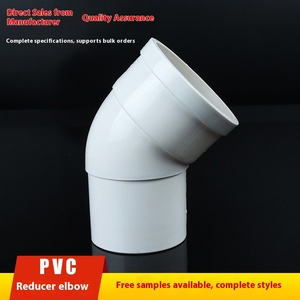 Bề mặt nhẵn PVC đóng đinh phụ kiện đường ống với 45 Độ uốn cong chèn khuỷu tay thẳng trong 45 độ đúc kỹ thuật - Product Image 2