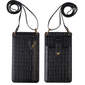 Women Credit Card Mini Bag <strong>Suit</strong> for Most Smartphone Portable Mobile Phone Bags PU Leather Crossbody Cell Phone Bag - Product Image 2