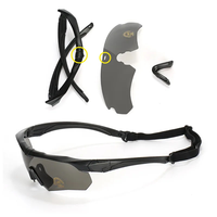 Lunettes Tactiques Polarisées Personnalisées pour Streaming en Direct Extérieur, Tir CS, Coupe-Vent et Sports Équestres