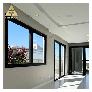 Fenêtres coulissantes en aluminium au design moderne, cadre en alliage d'aluminium, moustiquaire en acier inoxydable, ouverture horizontale, fenêtre <span class=keywords><strong>baie</strong></span> - Product Image 6
