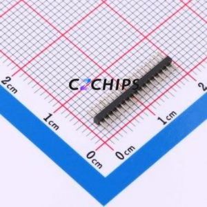 ZX-PZ1.0-1-18PZZ Pin Header Through hole Component (THT),P=1mm Connector 1x18P 1mm Pin Header Through Hole - Product Image 2