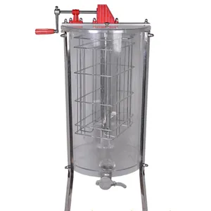 2 frame plastic Acrylic manual reversible radial bee honey processing machine extraction spinner used honey extractor for sale
