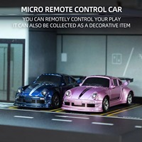 YT 1:64 échelle Mini RC dérive autoradio électrique nouveaux jouets pour enfants garçons Mini télécommande 2.4G 4 canaux RC voiture cadeau pour les enfants