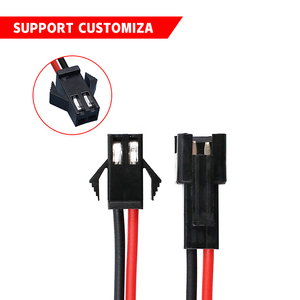 OEM Kabel SM 2-pins vrouwelijke/mannelijke connector draadkabels 2,54 mm pitch voor LED strip connector pigtail plug kabel - Product Image 2