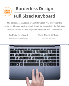 Portátil Chuwi HeroBook Pro, 8+256 GB, Procesador N40420, Pantalla IPS FHD de 14.1 Pulgadas, LPDDR4, Windows 11, Cargador Rápido de 24 W, Ordenador Portátil - Product Image 5