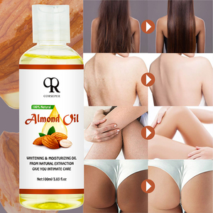 OEM Cuidado DE LA Piel Relajante Hidratante Natural Blanqueamiento Almendra Cuerpo Esencial Aceite de Masaje PARA LA Piel - Product Image 5