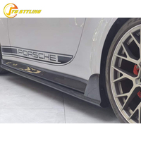 Kit carrosserie pour Porsche 911 992 en fibre de carbone sèche, comprenant lèvre avant, diffuseur arrière, jupes latérales et pare-chocs, tout neuf