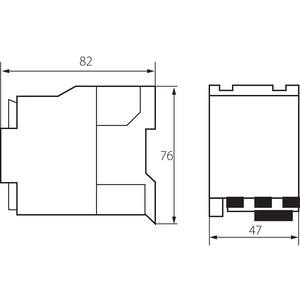 คอนแทคเตอร์ Ideal Kcp-09-230 9A AC-3 คอยล์ 24V 50/60Hz IP20 - Product Image 2