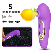 SacKnove Bestseller USB Aufladbarer Mini Elektrischer 5-Frequenz Sauger Masturbator Nippel Klitoris Saugvibrator für Frauen