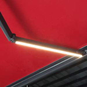 Cassette complète LED bandes auvent avec moteur <span class=keywords><strong>Auvents</strong></span> boîte rétractable <span class=keywords><strong>Auvents</strong></span> <span class=keywords><strong>Auvents</strong></span> extérieur Maximum 7x4m,Minimum 2x1,5 m - Product Image 1