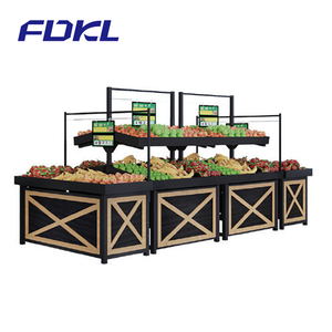 Fdkl bán buôn nông cửa hàng kim loại siêu thị rau và trái cây hiển thị lưu trữ giá kệ - Product Image 6