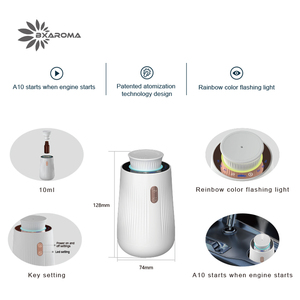 Rafraîchisseur <span class=keywords><strong>d</strong></span>'<span class=keywords><strong>air</strong></span> intelligent pour voitures Diffuseur de parfum personnalisé pour huiles essentielles Machine <span class=keywords><strong>d</strong></span>'arôme portable en plastique à piles - Product Image 3