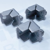 Profilés de portes et fenêtres coulissantes en aluminium ajustés à 90 degrés avec connecteur de fenêtre Accessoires de portes et fenêtres