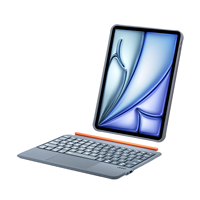 Clavier Magnétique Rétroéclairé en Cuir pour iPad Pro 11 13 Pouces M4 2025, Étui Intelligent pour iPad Air 11 13 Pouces, Support de Tablette, Clavier Séparable