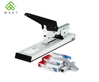 Agrafeuse métallique robuste WEISHU 918 Jumbo, manuelle, sans bourrage, capacité 100 feuilles, compatible avec les agrafes 23/6-23/13, pour bureau