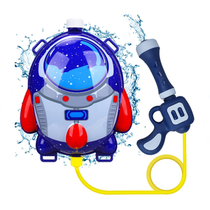 Sommer Outdoor Game Toys Netter Rucksack Squirt <span class=keywords><strong>Gun</strong></span> Rucksack Wasser pistole für Kinder - Product Image 1