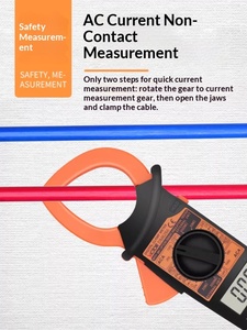 Pince ampèremétrique numérique Victory DM6266/6016B multimètre de gamme automatique accessoire de machines-outils essentielles - Product Image 2