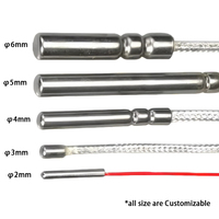 Sonde flexible PT100 RTD de 4 mm * 30 mm, capteur de température PT1000, câble PTFE à 3 fils, détecteur de résistance PT 400C, thermomètre