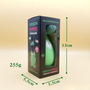 ของเล่นบีบรูปโดนัทม้าสีเขียวสุดสร้างสรรค์ ของเล่นบีบคลายเครียด - Product Image 6