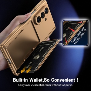 เคสโทรศัพท์แบบด้านพร้อมช่องใส่การ์ด สำหรับ Samsung Z Fold 8 Ultra 7 6 5 พร้อมที่เก็บปากกา Stylus  ฟิล์มกันรอยหน้าจอ ป้องกันการกระแทก - Product Image 6