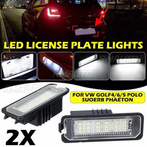 ไฟส่องป้ายทะเบียนรถยนต์แบบ LED 2 ชิ้น สำหรับ VW GOLF 4 6 Polo 9N Passat NEW Beetle - Product Image 1