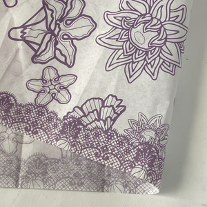 Envoltura de papel blanco con estampado de algodón personalizado de 80g, Material de pulpa química translúcida para calzado industrial, ropa interior, embalaje - Product Image 1