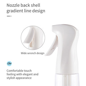 Refillable 200ml 300ml Fine <b>Mist</b> Continuous Spray PET <b>Bottle</b> for Home Cleaning Salon & Hair Treatment - Product Image 6