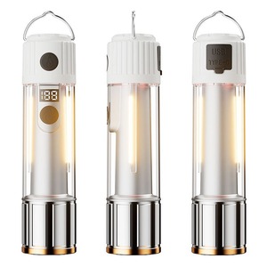ไฟฉายซูมดิจิตอล Qichuan พร้อมจอแสดงผล แบตเตอรี่ 1800mAh ชาร์จผ่าน USB ไฟ LED สำหรับตั้งแคมป์ แสงสูง ใช้งานได้นาน - Product Image 5