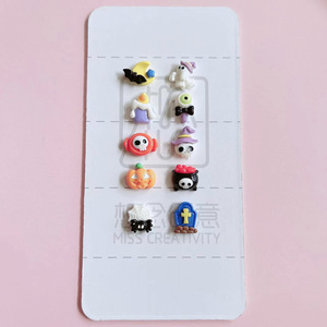 เครื่องประดับเล็บเรซินสุดน่ารักสำหรับวันฮาโลวีนสุด3D สำหรับตกแต่งเคสโทรศัพท์แบบ DIY - Product Image 3