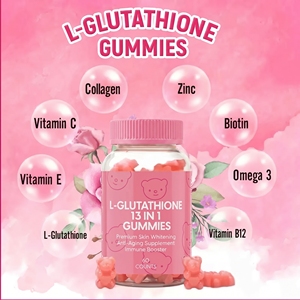Aeglewell OEM Private Label L-glutathione <strong>Collagen</strong> 13 in 1 Skin Whitening Brightening Gummies - Product Image 4