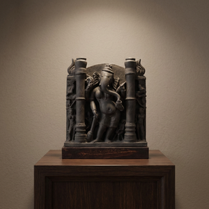 Escultura de la Diosa Hindú Vinayaki Inspirada en el Arte del Templo Indio del Siglo XI para Exhibición en Museos y Decoración de Patrimonio - Product Image 3