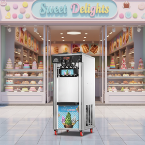 Automatic Double Compressor Soft Serve <b>Ice</b> <b>Machine</b> 3 Gelato-for Bakery Food Shop Restaurant Use-Nut Corn Vegetable <b>Ice</b> Sof - Product Image 1