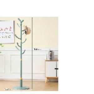 Porte-manteau en bois moderne 36903-M2-A/B/G/H/W - Product Image 3