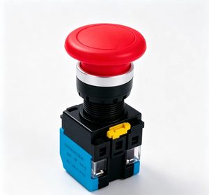 Interruptor de botón tipo hongo de 60 mm, mantenido, IP65, para panel de control, 1NO1NC, 660V, 10A, PC+Nylon PA66, CE, 300000 ciclos, terminal de tornillo - Product Image 2
