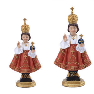 Statue religieuse en résine - Souvenirs catholiques Figurine de l'Enfant de <span class=keywords><strong>Prague</strong></span> pour collection Renaissance - Product Image 2