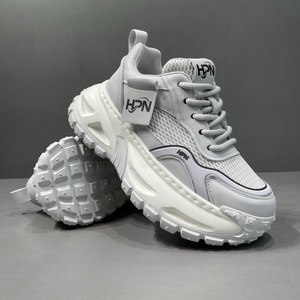 Nouvelles <span class=keywords><strong>Chaussures</strong></span> Décontractées de Luxe <span class=keywords><strong>pour</strong></span> Adolescentes, Tendance Été, Semelle Épaisse Rehaussante, à Lacets, Semelle Extérieure en Caoutchouc Moussé - Product Image 2