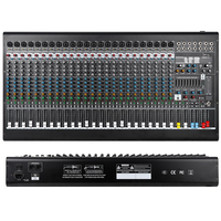 Console de mixage audio professionnelle USB 24 canaux BT Sound Mixing DJ Mixer