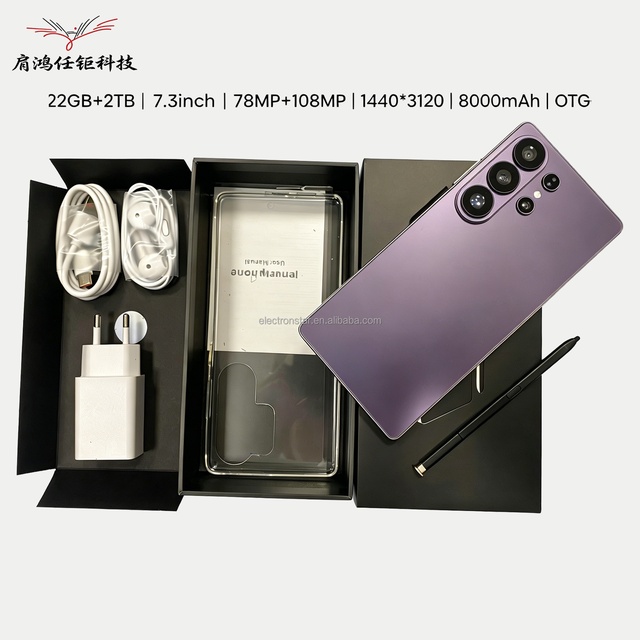 S26 ultra 2026 Latest Nuevo Original 22G+2TB 7.3INCH 5G Smartphone Al Scene Recognition Full Screen Cell Phone Wholesale Price